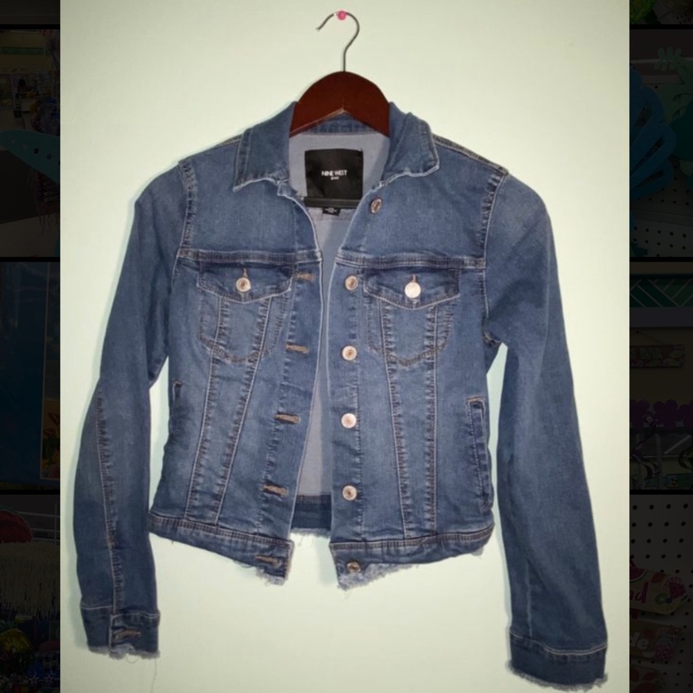 NINE WEST XS JEAN JACKET
